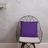 Love Yourself Purple And Turquoise Basic Pillow