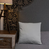 Love Yourself Purple & Grey Basic Pillow