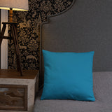 Love Yourself Turquoise Basic Pillow