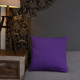 Love Yourself Purple And Turquoise Basic Pillow