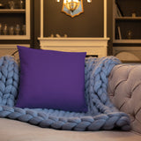 Love Yourself Purple And Turquoise Basic Pillow