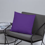 Love Yourself Purple And Turquoise Basic Pillow