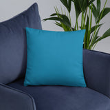 Love Yourself Turquoise Basic Pillow