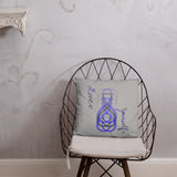 Love Yourself Purple & Grey Basic Pillow