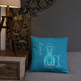 Love Yourself Turquoise Basic Pillow