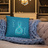 Love Yourself Turquoise Basic Pillow