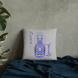 Love Yourself Purple & Grey Basic Pillow