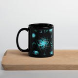 Do What You Love Black Glossy Mug