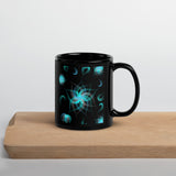 Do What You Love Black Glossy Mug