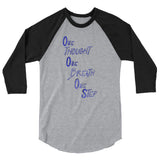 One Step 3/4 sleeve raglan shirt