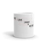 Like, Love, Share & Inspire Mug