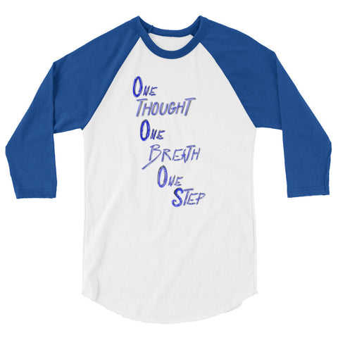 One Step 3/4 sleeve raglan shirt