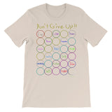 Don't Give Up Unisex short sleeve t-shirt
