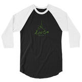A Love 3/4 sleeve raglan shirt