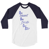 One Step 3/4 sleeve raglan shirt