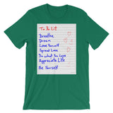 To Do List Short-Sleeve Unisex T-Shirt