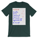 To Do List Short-Sleeve Unisex T-Shirt