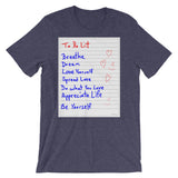 To Do List Short-Sleeve Unisex T-Shirt