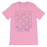 Don't Give Up Unisex short sleeve t-shirt