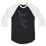 One Step 3/4 sleeve raglan shirt