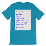 To Do List Short-Sleeve Unisex T-Shirt