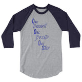 One Step 3/4 sleeve raglan shirt