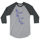 One Step 3/4 sleeve raglan shirt