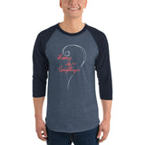 Love Is Everything 3/4 sleeve raglan shirt