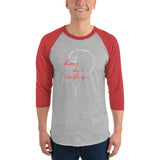 Love Is Everything 3/4 sleeve raglan shirt