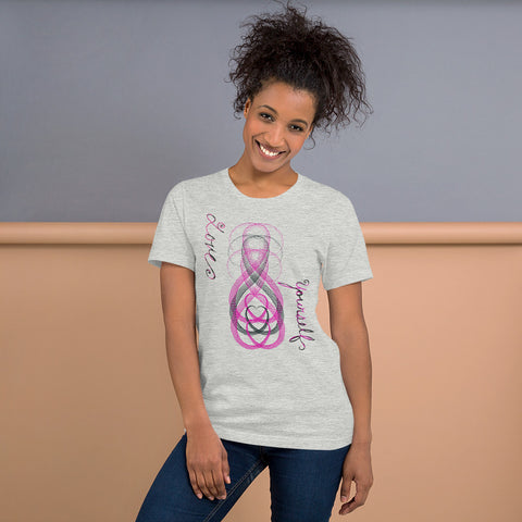 Love Yourself Pink Unisex t-shirt