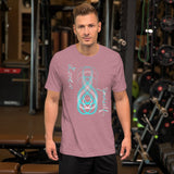 Love Yourself Turquoise Unisex t-shirt