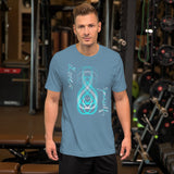 Love Yourself Turquoise Unisex t-shirt