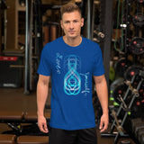 Love Yourself Turquoise Unisex t-shirt