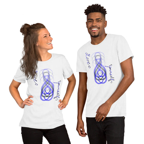 Love Yourself Purple Unisex t-shirt