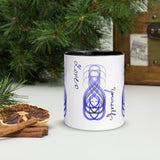 Love Yourself Purple Mug with Color Inside