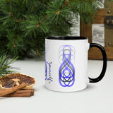 Love Yourself Purple Mug with Color Inside