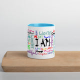 I Am (Rainbow) Mug with Color Inside