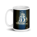 Guide Your Sail White glossy mug